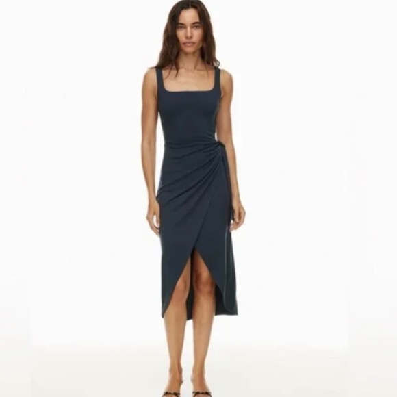 Wilfred Saturn Midi Dress Black XS - Picture 1 of 3